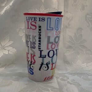 Starbucks Love Is Multicolor Ceramic Mug
